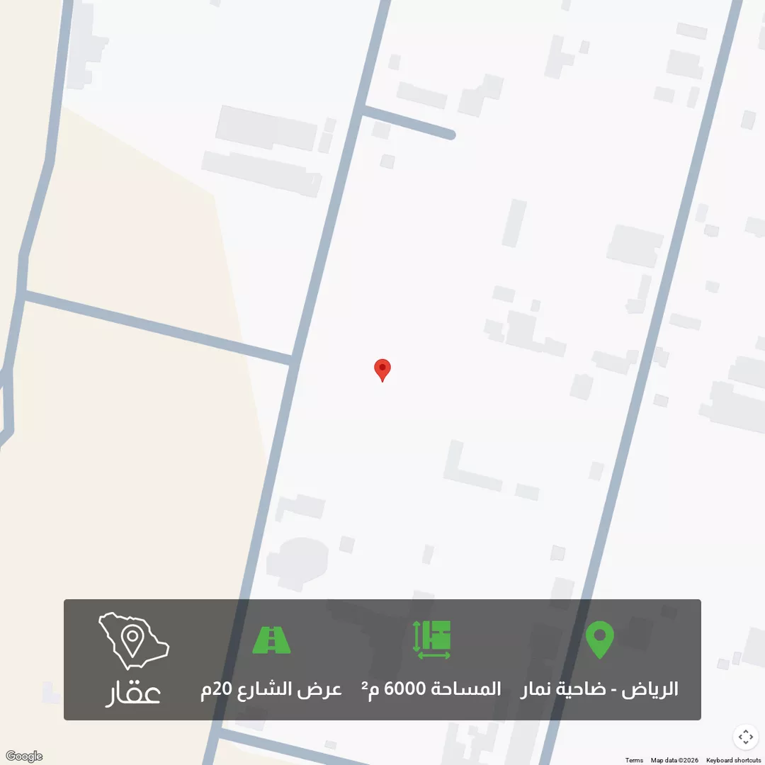 أرض للبيع في شارع قريه ديراب 476, حي قريه ديراب, مدينة قريه ديراب, منطقة الرياض 1 صورة