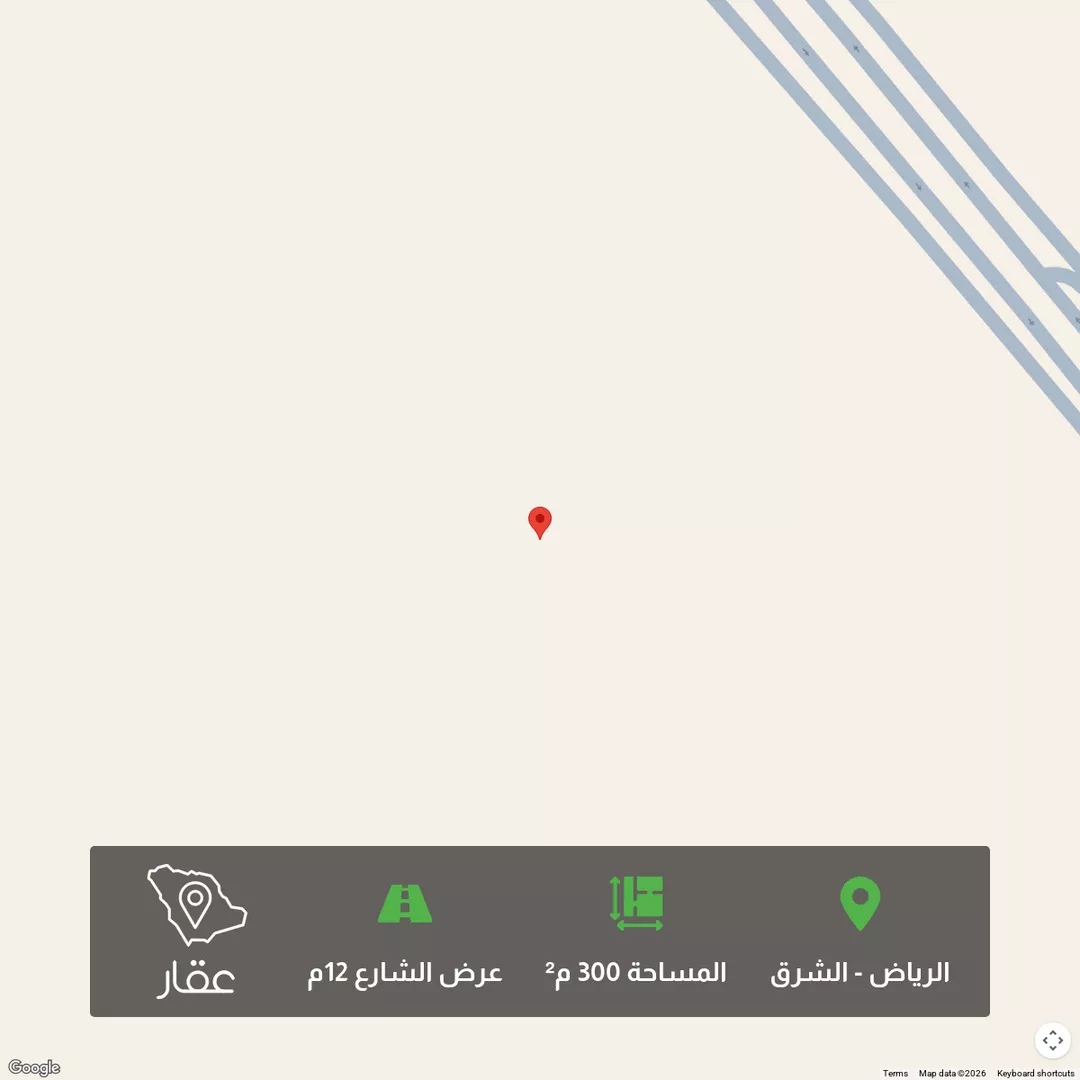 أرض للبيع في شارع شارع عام, حي السحاب, مدينة الرياض, منطقة الرياض 1 صورة