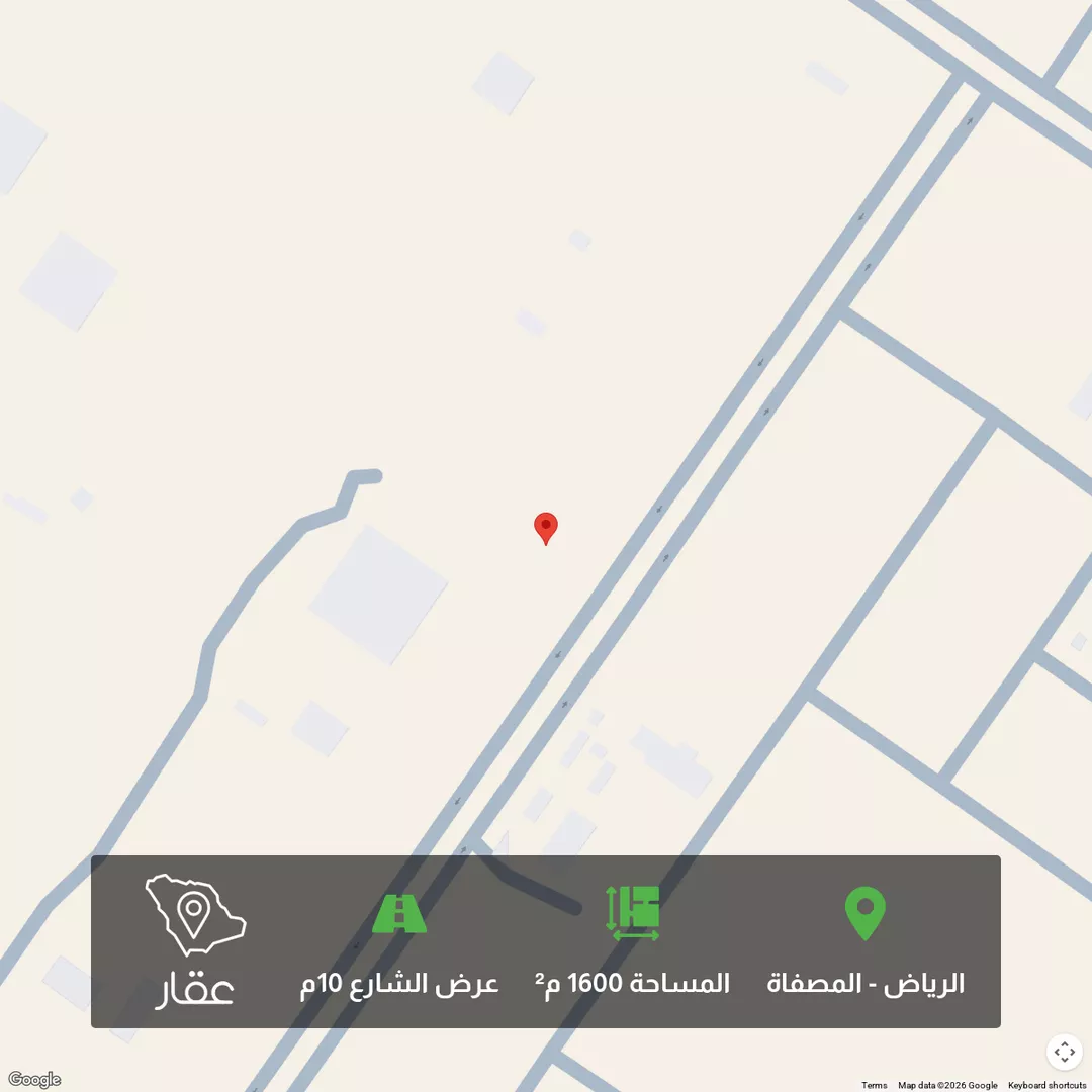 أرض للبيع في شارع يعقوب الانصاري, حي المصفاة, مدينة الرياض, منطقة الرياض 1 صورة