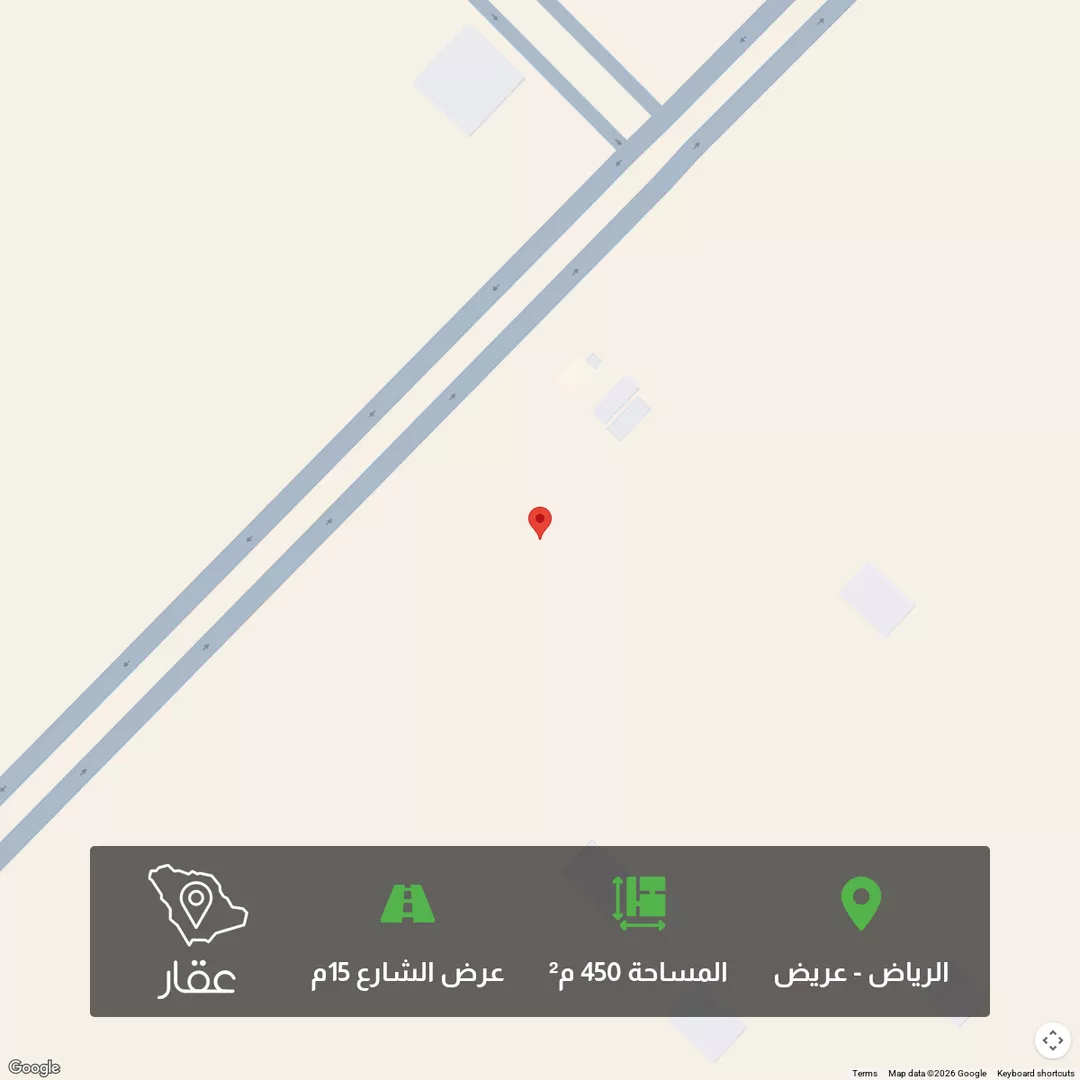 أرض للبيع في حي عريض, مدينة الرياض, منطقة الرياض 1 صورة