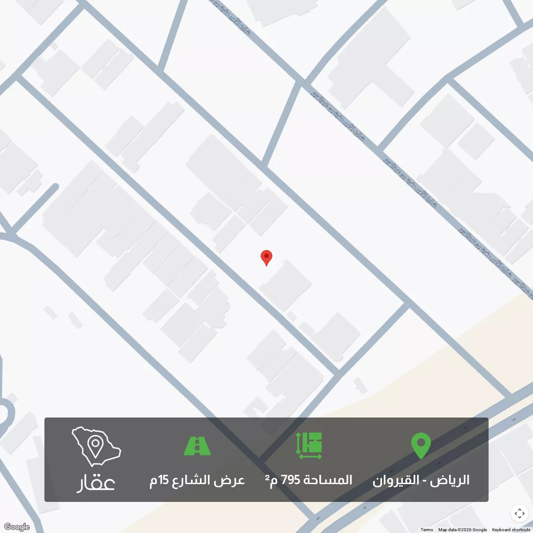 أرض للبيع في شارع عقرباء 35, حي عقرباء, مدينة الجبيلة, منطقة الرياض 1 صورة