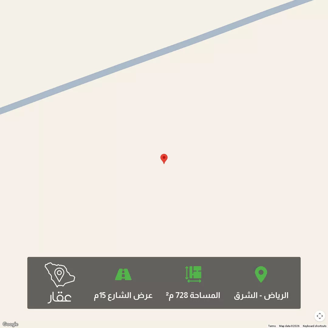 أرض للبيع في شارع طلحا ، حي المشرق ، الرياض ، منطقة الرياض 1 صورة