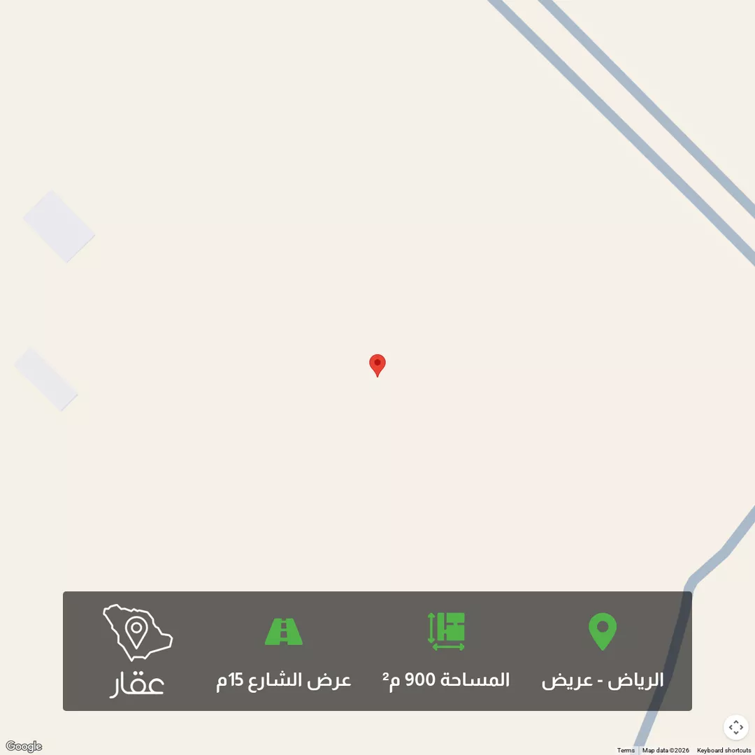 أرض للبيع في حي عريض, مدينة الرياض, منطقة الرياض 1 صورة