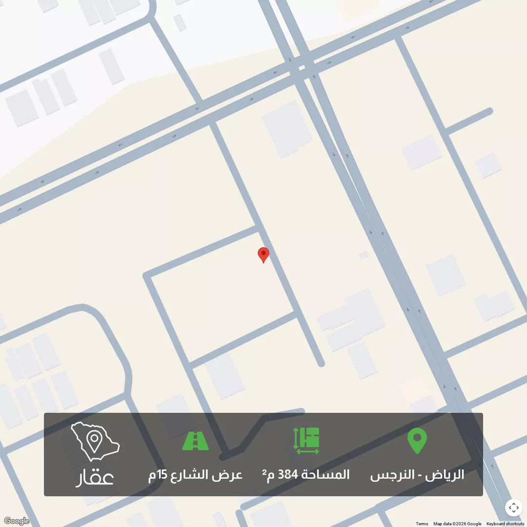 أرض للبيع في حي النرجس ، الرياض ، منطقة الرياض 1 صورة