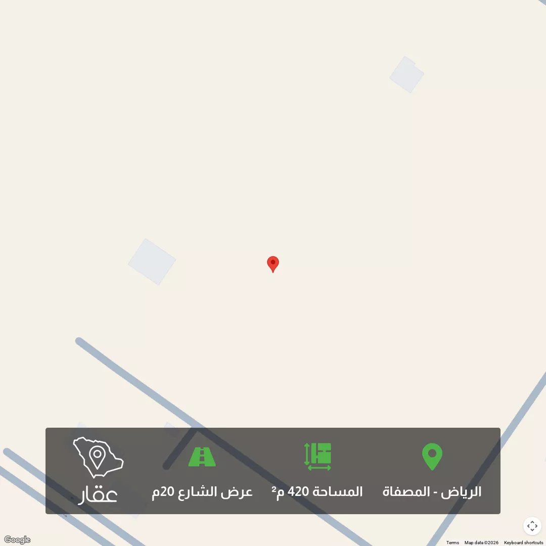 أرض للبيع في شارع سهلة المزرع, حي المصفاة, مدينة الرياض, منطقة الرياض 1 صورة