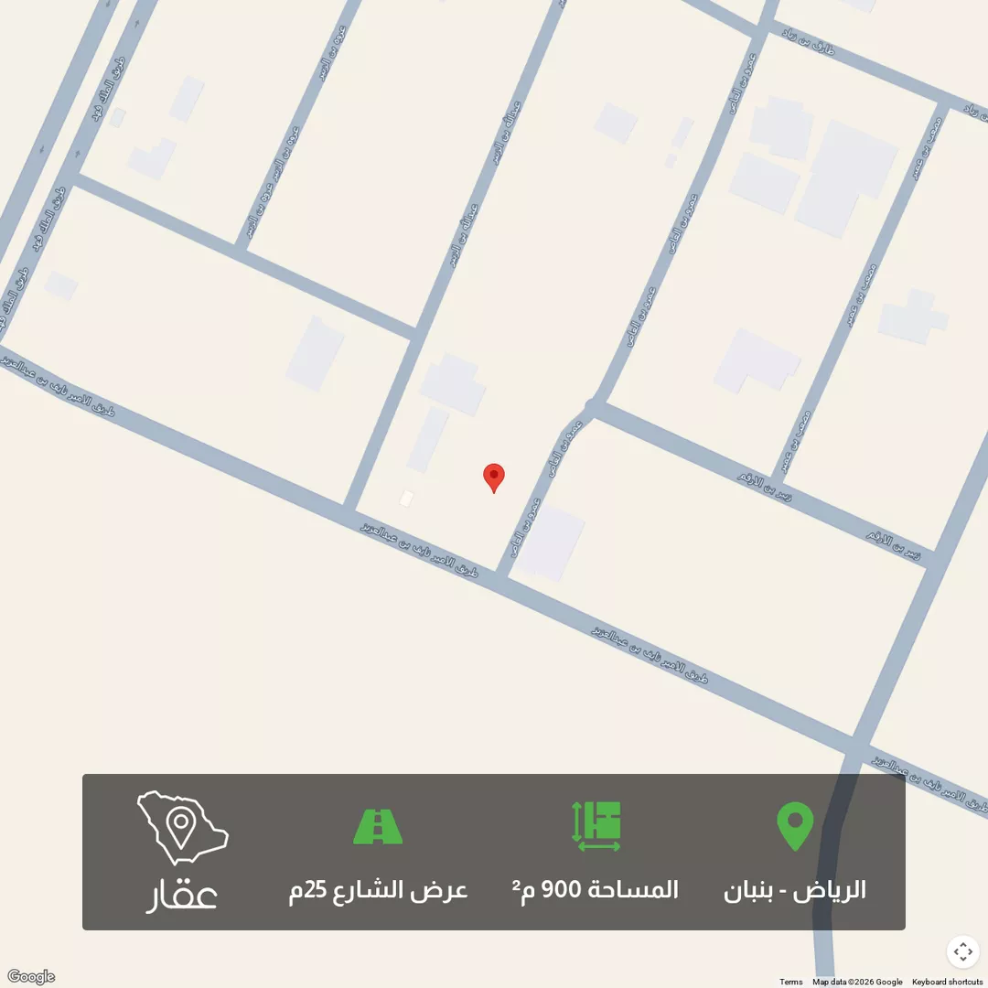 أرض للبيع في شارع الامير نايف ابن عبدالعزيز, حي القرينة الجديدة, مدينة حريملاء, منطقة الرياض 1 صورة