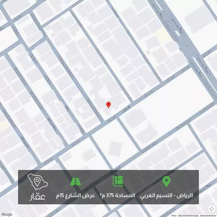 أرض للبيع في شارع النسائي, حي النسيم الغربي, مدينة الرياض, منطقة الرياض 1 صورة