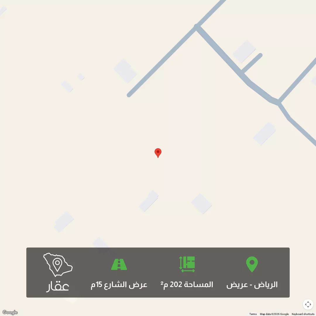 أرض للبيع في حي عريض, مدينة الرياض, منطقة الرياض 1 صورة