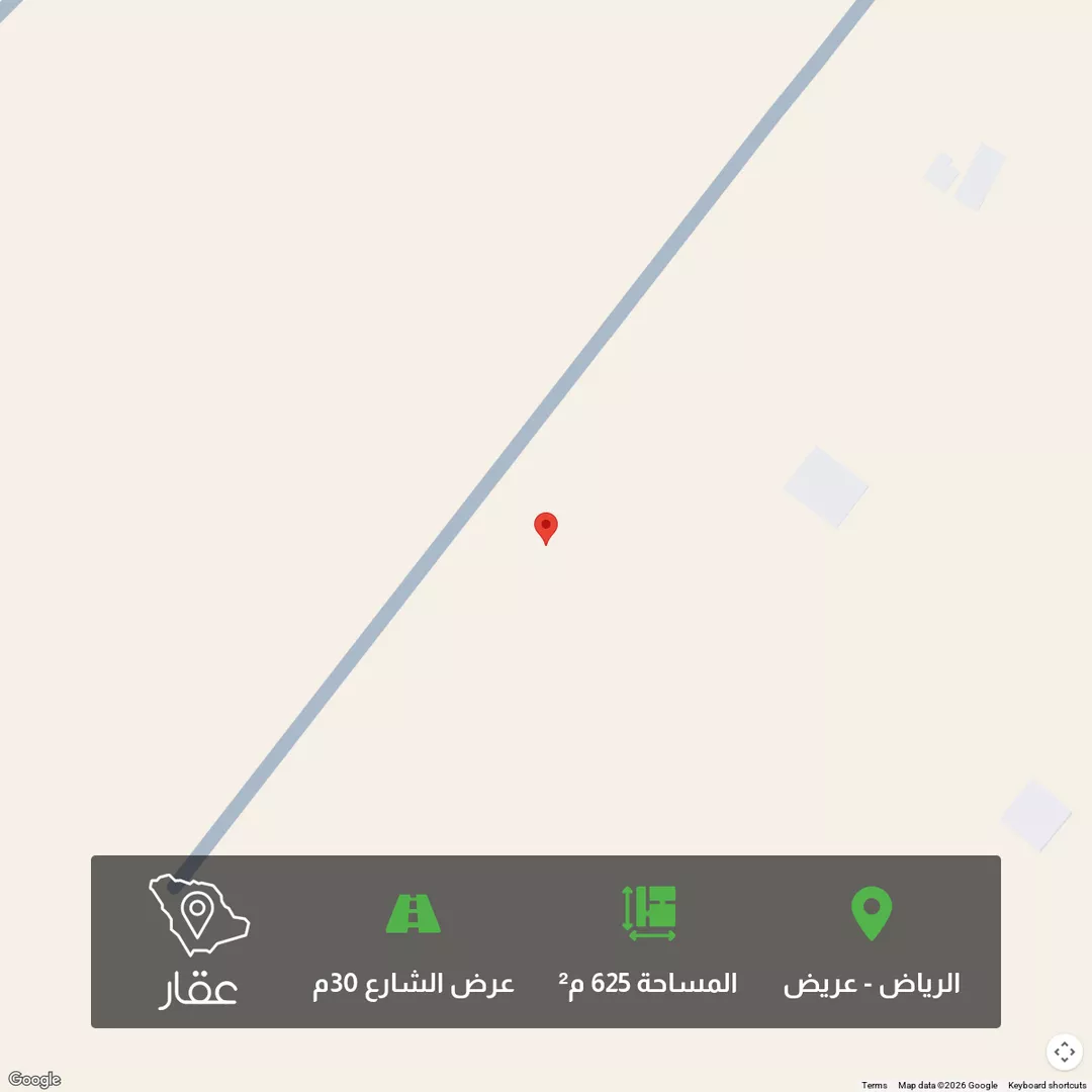 أرض للبيع في شارع الجردة, حي عريض, مدينة الرياض, منطقة الرياض 1 صورة