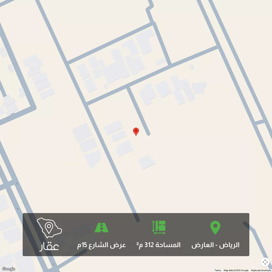 أرض للبيع في شارع شارع, حي العارض, مدينة الرياض, منطقة الرياض 1 صورة