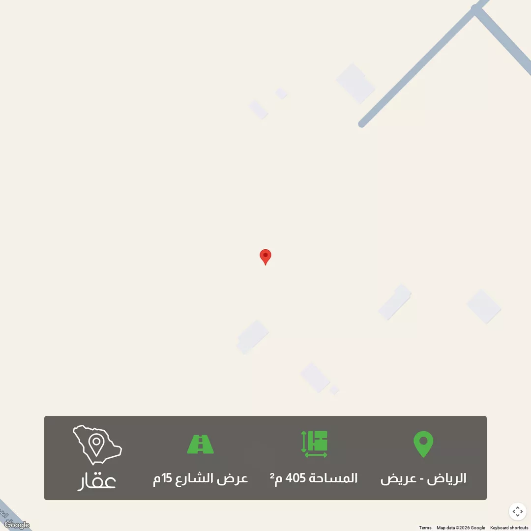 أرض للبيع في شارع الحثيث ، حي عريض ، الرياض ، منطقة الرياض 1 صورة