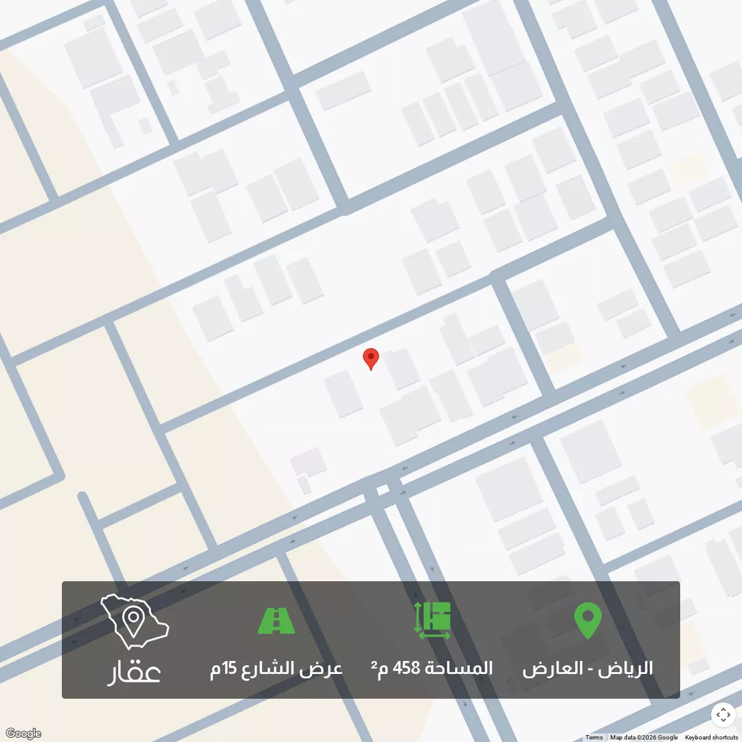 أرض للبيع في شارع ابن البرني, حي العارض, مدينة الرياض, منطقة الرياض 1 صورة