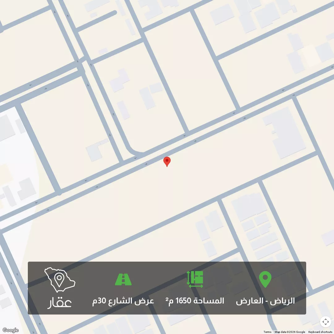 أرض للبيع في شارع مسعود بن حريب ، حي النرجس ، الرياض ، منطقة الرياض 1 صورة