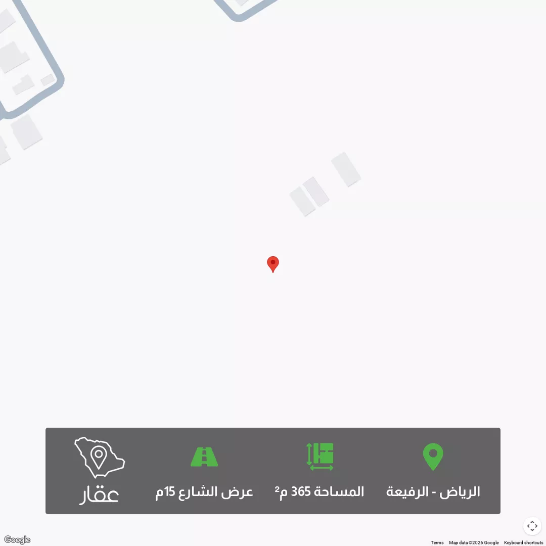 أرض للبيع في شارع الهوزني, حي الرفيعة, مدينة الرياض, منطقة الرياض 1 صورة