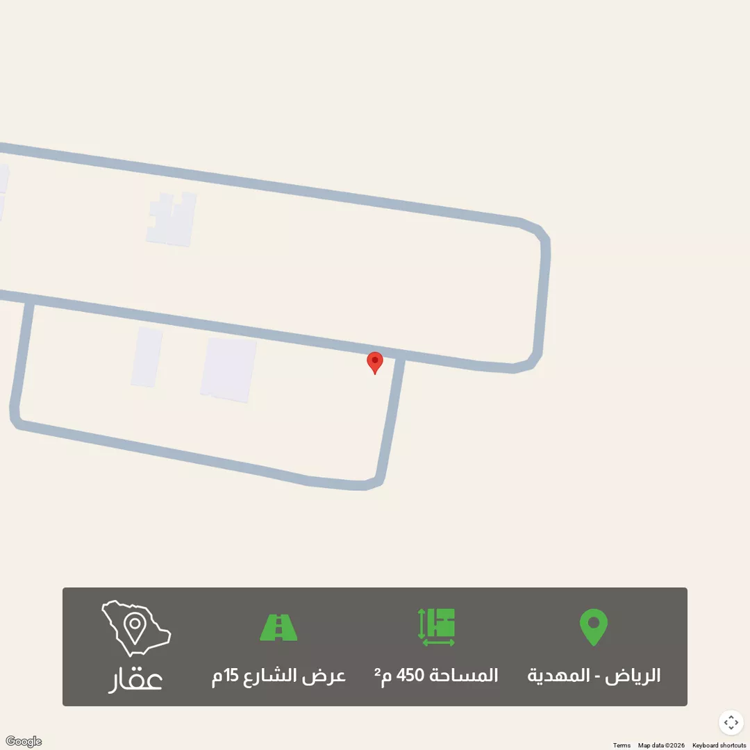 أرض للبيع في حي المهدية, مدينة الرياض, منطقة الرياض 1 صورة