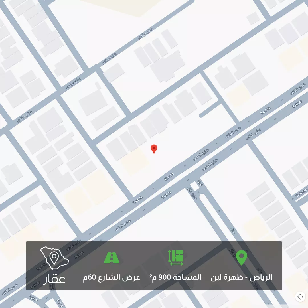 أرض للبيع في شارع الطائف, حي ظهرة لبن, مدينة الرياض, منطقة الرياض 1 صورة