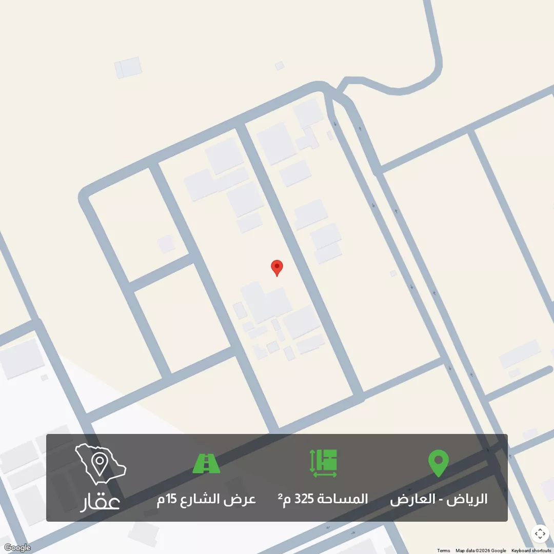 أرض للبيع في شارع عبدالله مدهر, حي العارض, مدينة الرياض, منطقة الرياض 1 صورة