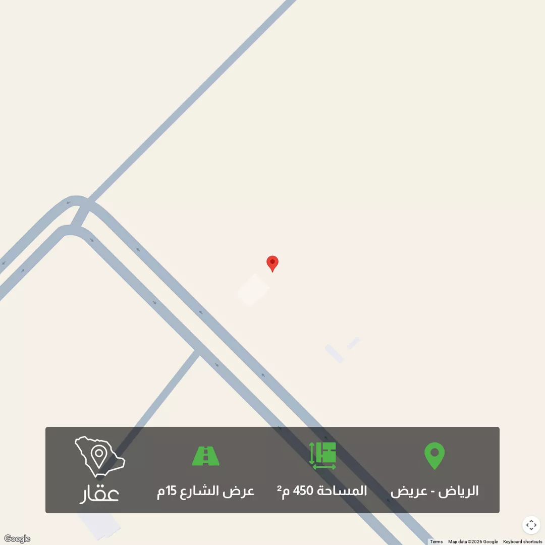 أرض للبيع في حي عريض, مدينة الرياض, منطقة الرياض 1 صورة