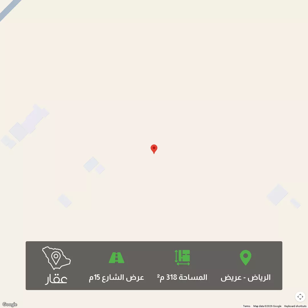أرض للبيع في حي عريض, مدينة الرياض, منطقة الرياض 1 صورة