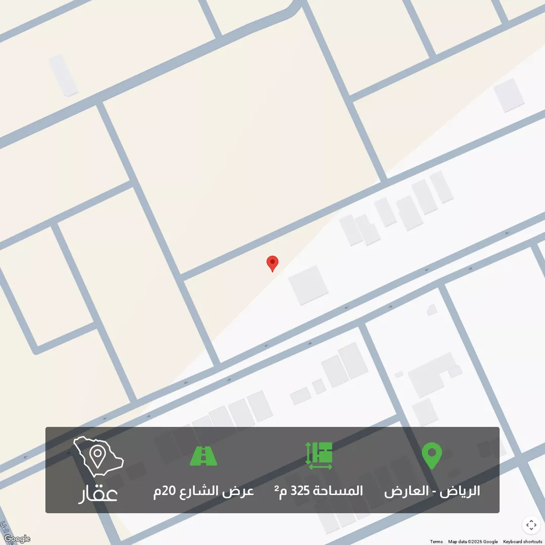 أرض للبيع في شارع الشجاعة, حي العارض, مدينة الرياض, منطقة الرياض 1 صورة