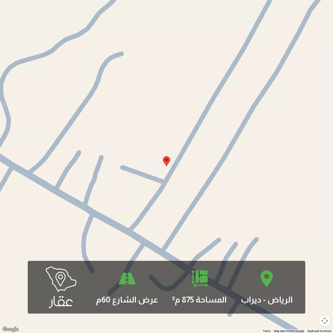 أرض للبيع في شارع محمد مسلم, حي ديراب, مدينة الرياض, منطقة الرياض 1 صورة