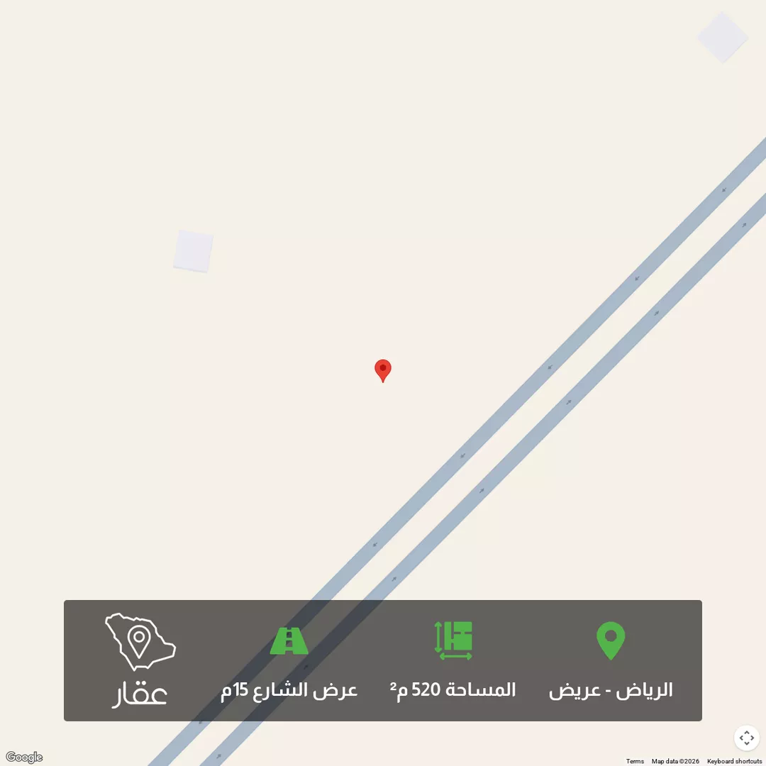 أرض للبيع في حي عريض, مدينة الرياض, منطقة الرياض 1 صورة