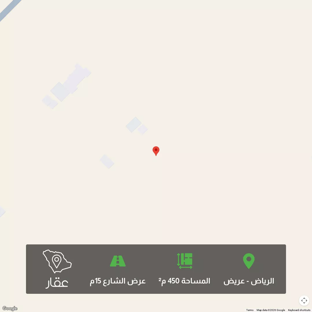 أرض للبيع في حي عريض, مدينة الرياض, منطقة الرياض 1 صورة