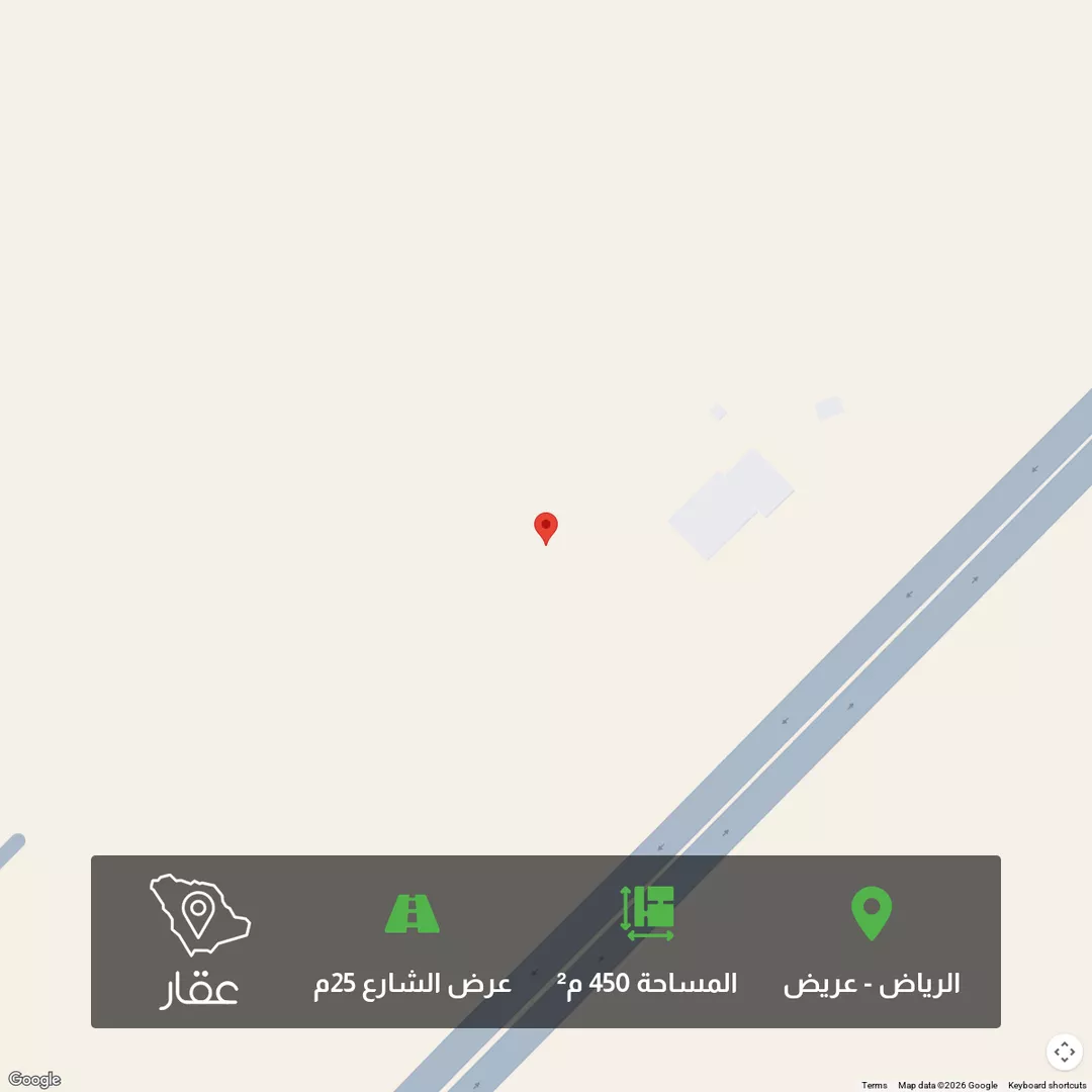 أرض للبيع في شارع الشباحه ، حي عريض ، الرياض ، منطقة الرياض 1 صورة