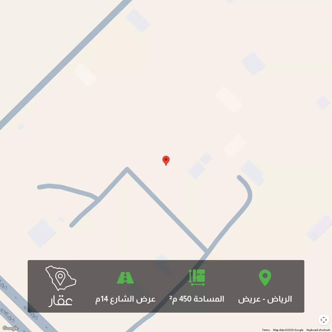 أرض للبيع في حي عريض, مدينة الرياض, منطقة الرياض 1 صورة