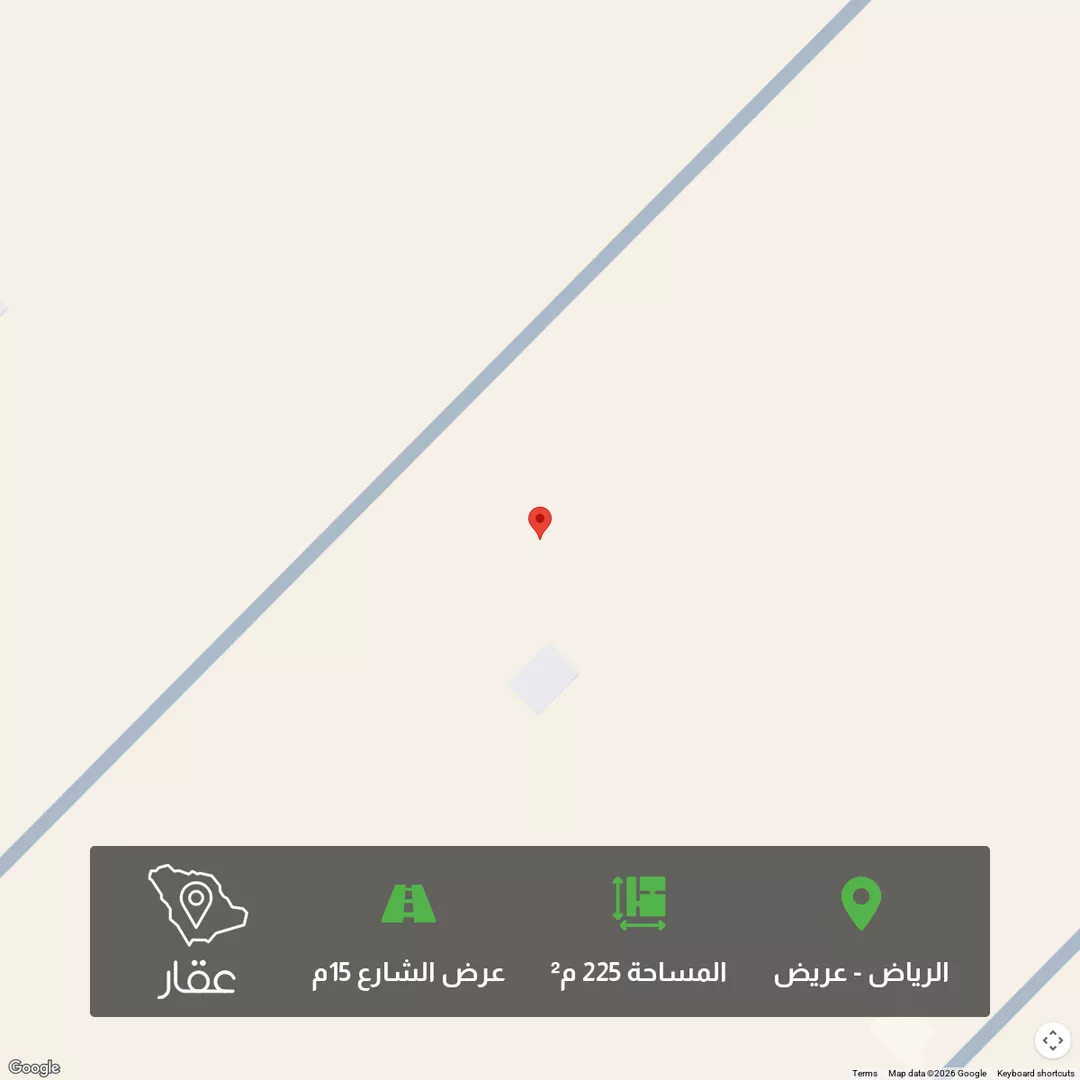 أرض للبيع في حي عريض, مدينة الرياض, منطقة الرياض 1 صورة