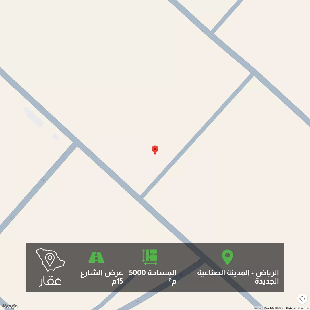 أرض للبيع في حي المصفاة, مدينة الرياض, منطقة الرياض 1 صورة