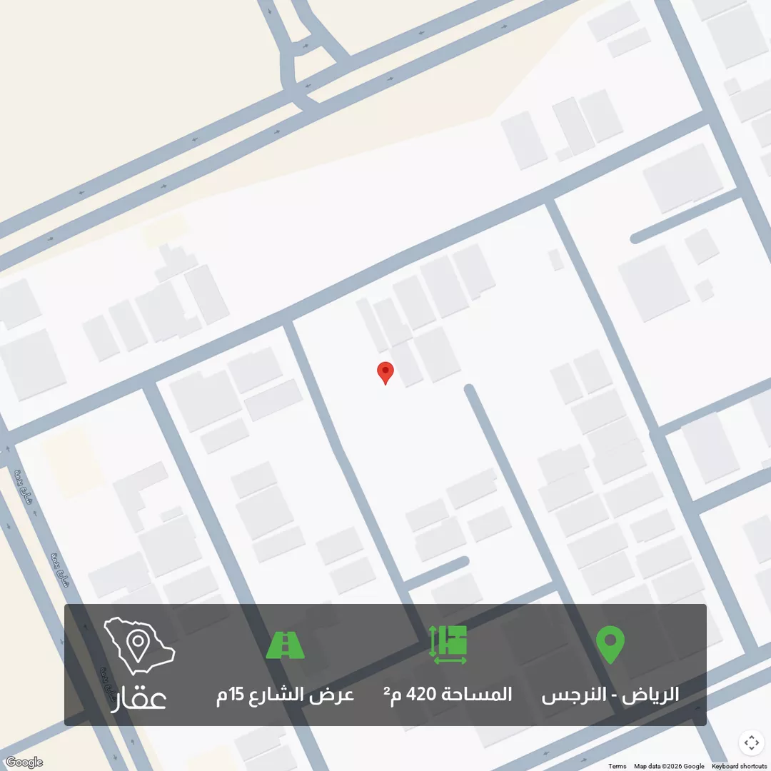 أرض للبيع في حي النرجس, مدينة الرياض, منطقة الرياض 1 صورة