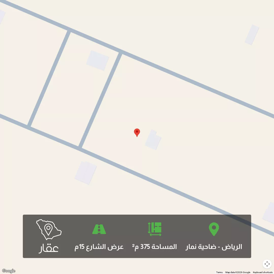 أرض للبيع في حي ضاحية نمار, مدينة الرياض, منطقة الرياض 1 صورة