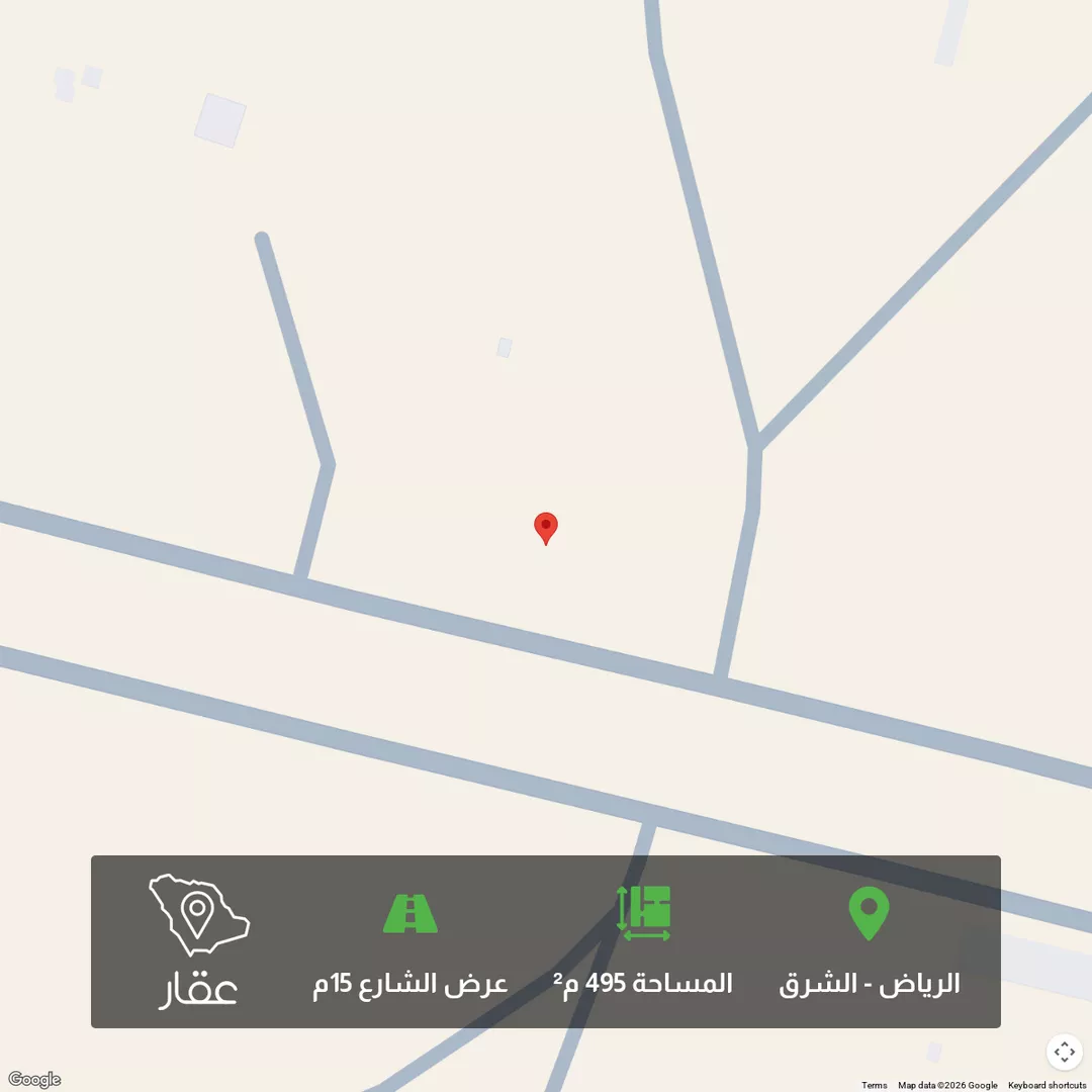 أرض للبيع في شارع الماضي ، حي الزاهر ، الرياض ، رماح 1 صورة