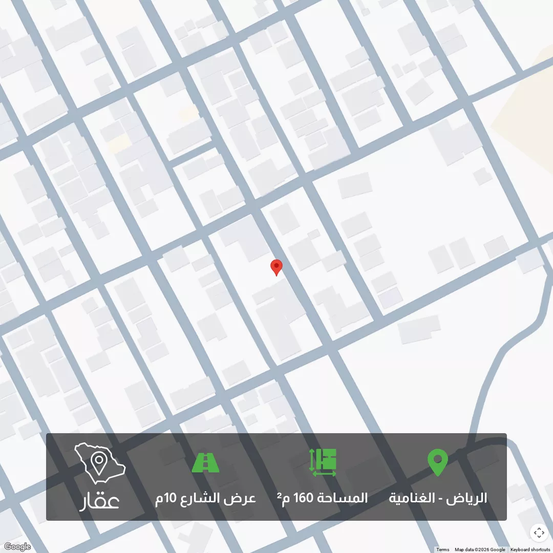 أرض للبيع في شارع الترجي, حي الغنامية, مدينة الرياض, منطقة الرياض 1 صورة