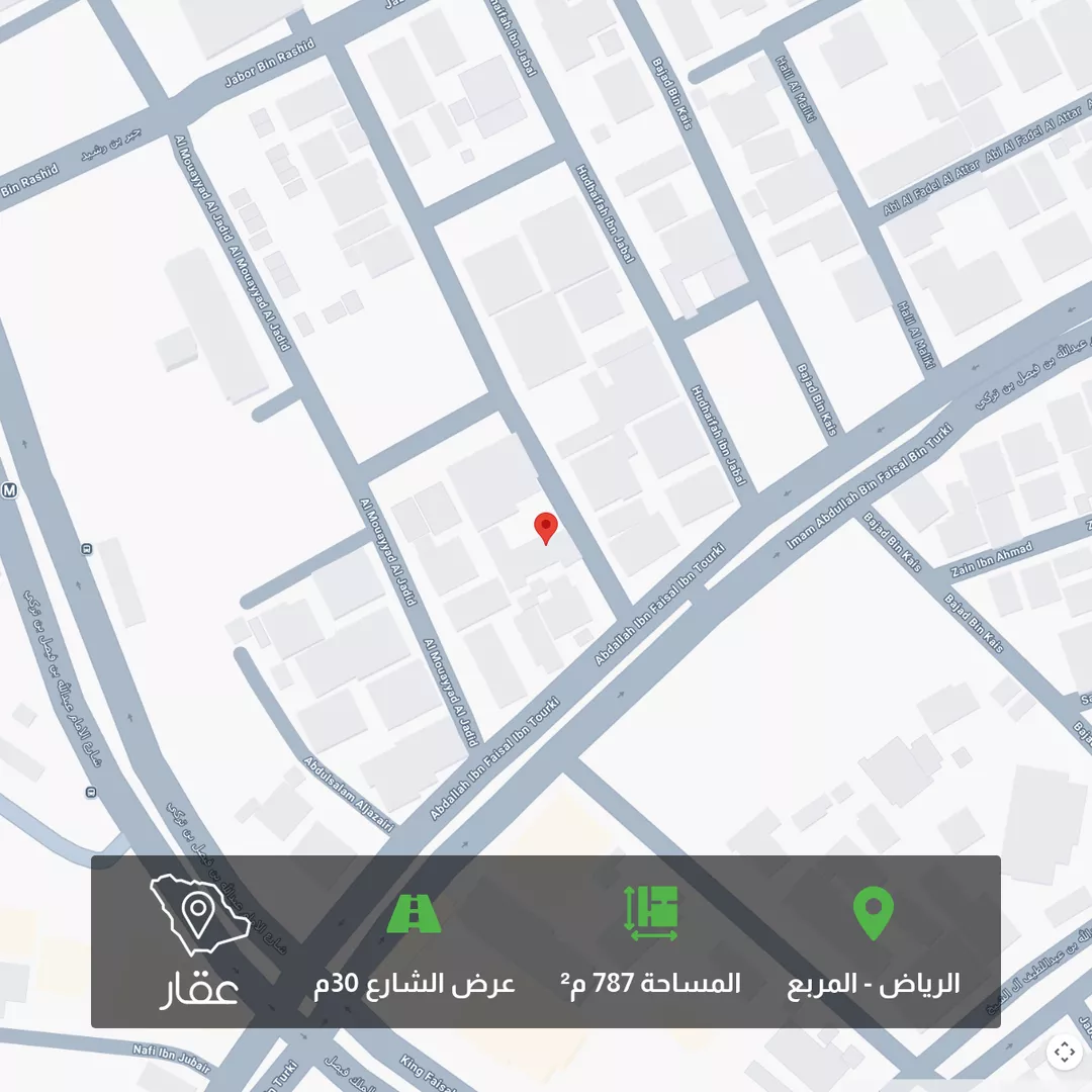 أرض للبيع في شارع الزاهر, حي المربع, مدينة الرياض, منطقة الرياض 1 صورة