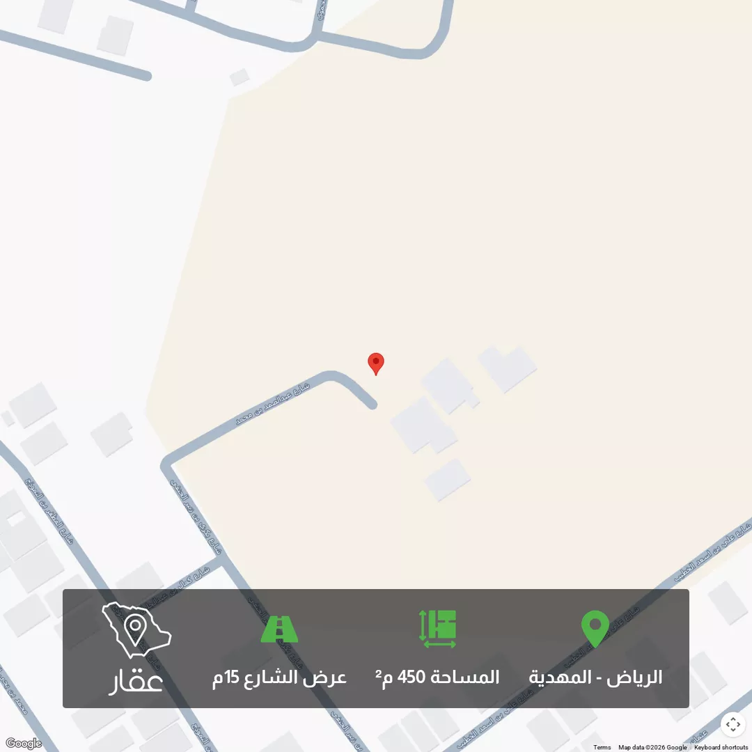 أرض للبيع في شارع الحسن الهمداني, حي المهدية, مدينة الرياض, منطقة الرياض 1 صورة