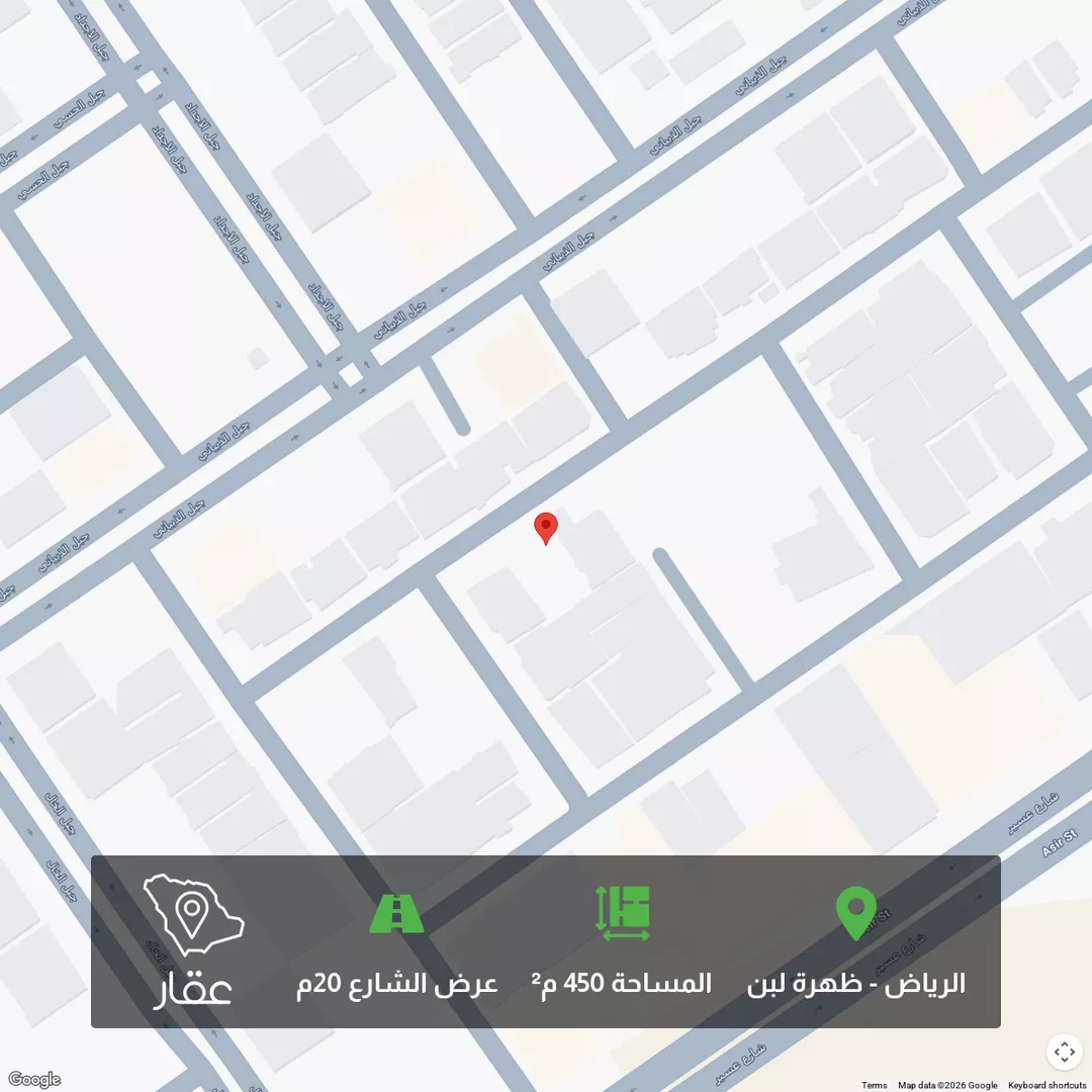 أرض للبيع في شارع رقم 234, حي ظهرة لبن, مدينة الرياض, منطقة الرياض 1 صورة