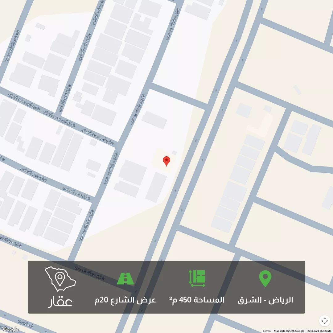 أرض للبيع في شارع يوسف بن عمرو الطائفي, حي البيان, مدينة الرياض, منطقة الرياض 1 صورة