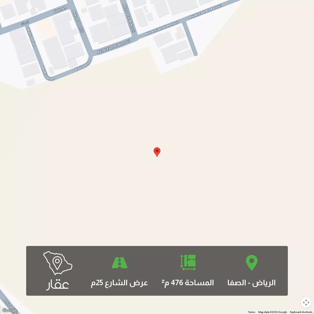 أرض للبيع في حي الصفاء, مدينة الرياض, منطقة الرياض 1 صورة