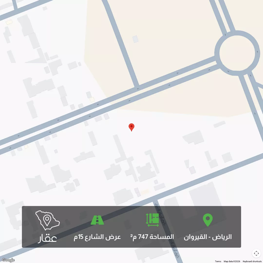 أرض للبيع في شارع الامام فيصل تركي, حي عقرباء, مدينة امارة منطقة الرياض - الجبيله, منطقة الرياض 1 صورة