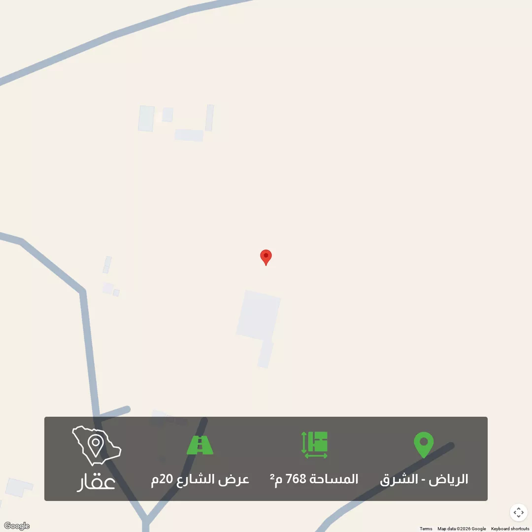 أرض للبيع في شارع وادي بيشه ، حي الزاهر ، الرياض ، منطقة الرياض 1 صورة