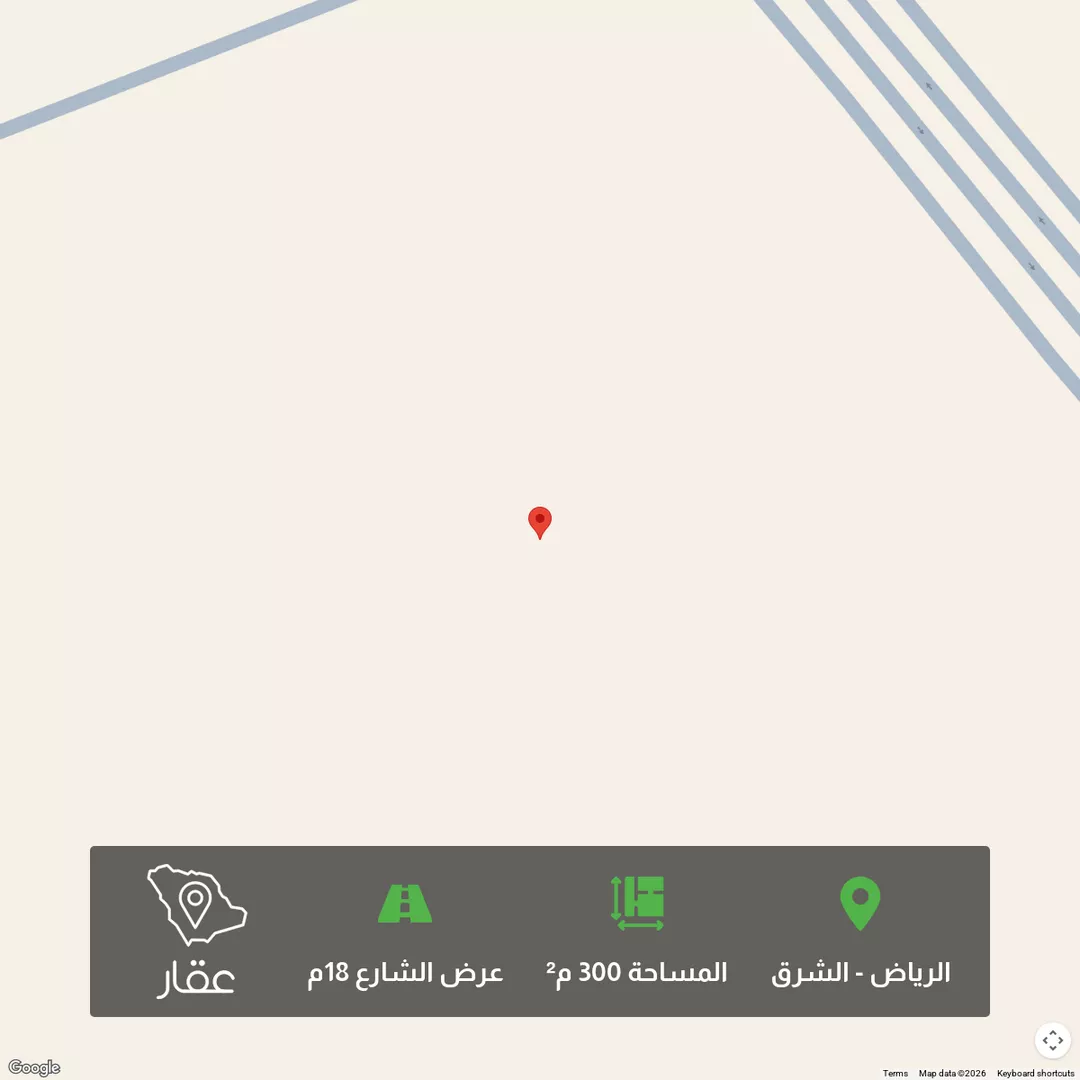 أرض للبيع في شارع الضوء, حي السحاب, مدينة الرياض, منطقة الرياض 1 صورة