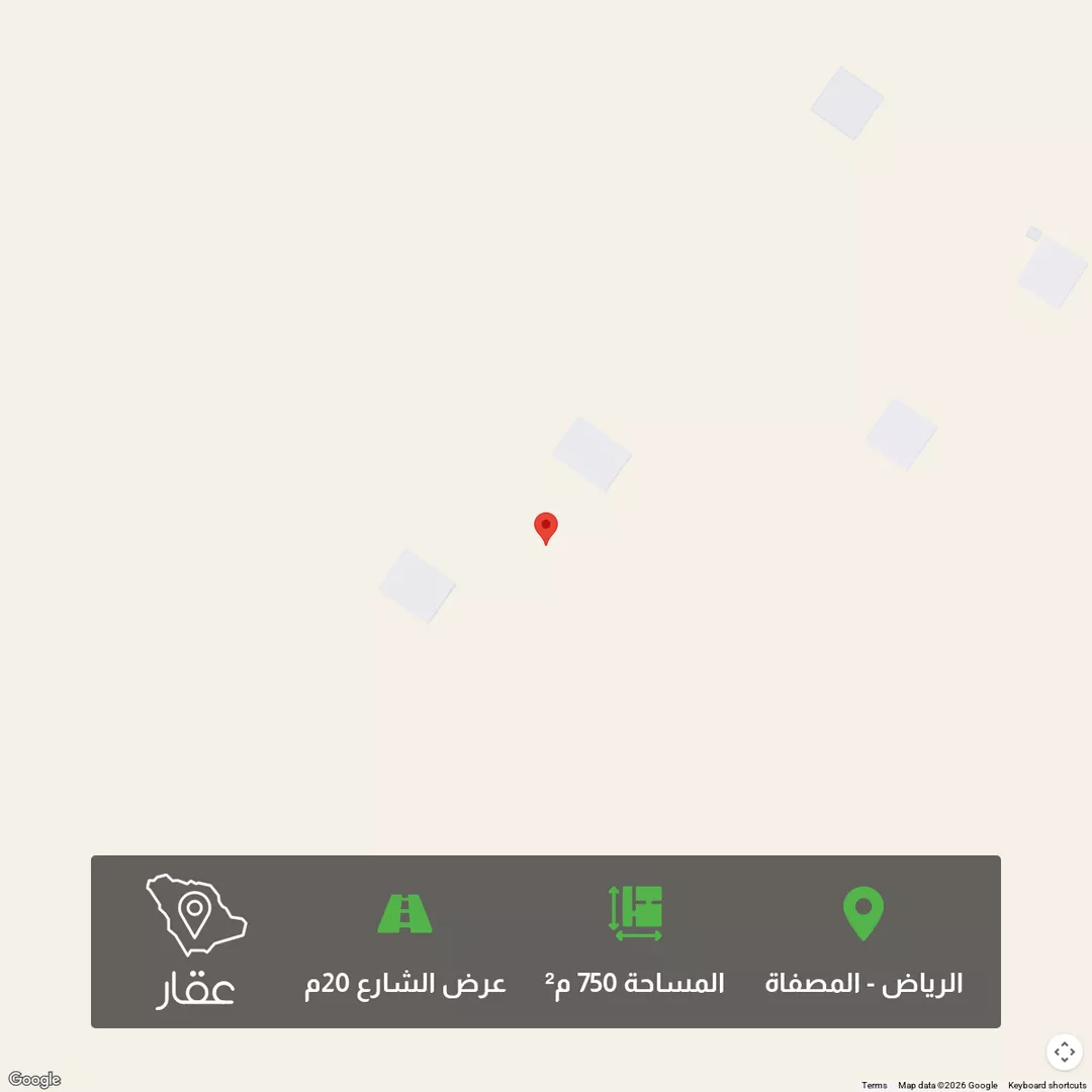 أرض للبيع في حي المصفاة, مدينة الرياض, منطقة الرياض 1 صورة