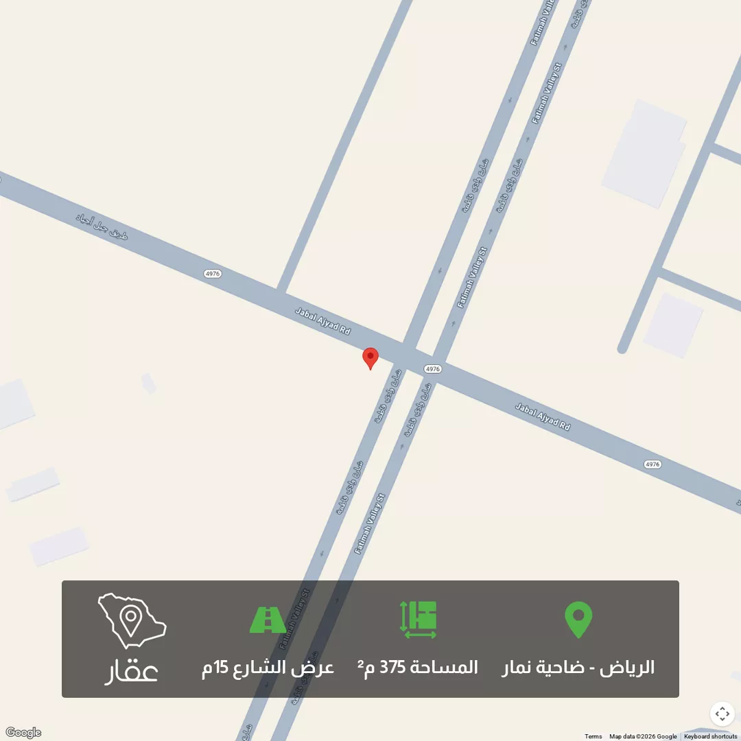 أرض للبيع في ضاحية نمار ، الرياض ، منطقة الرياض 1 صورة