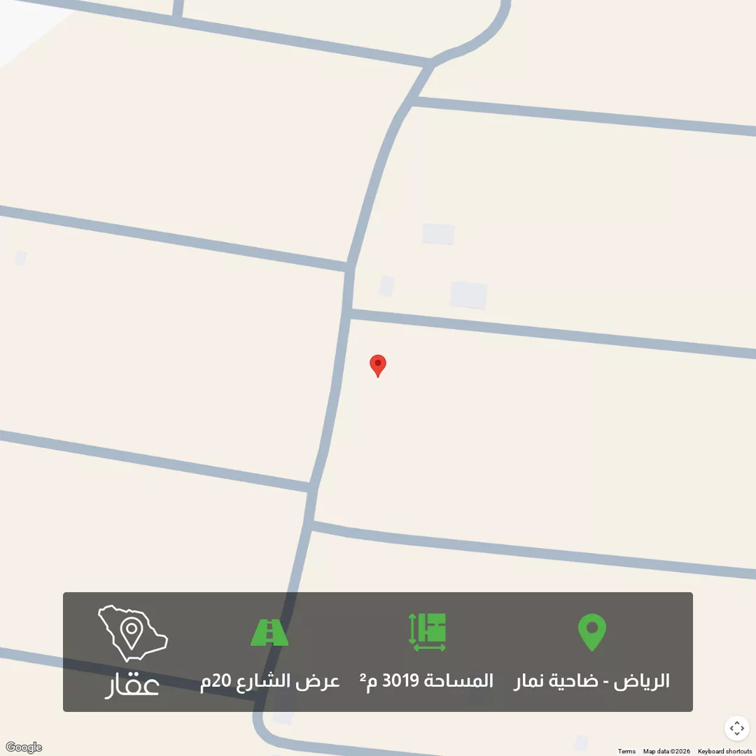 أرض للبيع في شارع الحجاج بن عمرو بن غزية الانصاري, مدينة قريه ديراب, منطقة الرياض 1 صورة