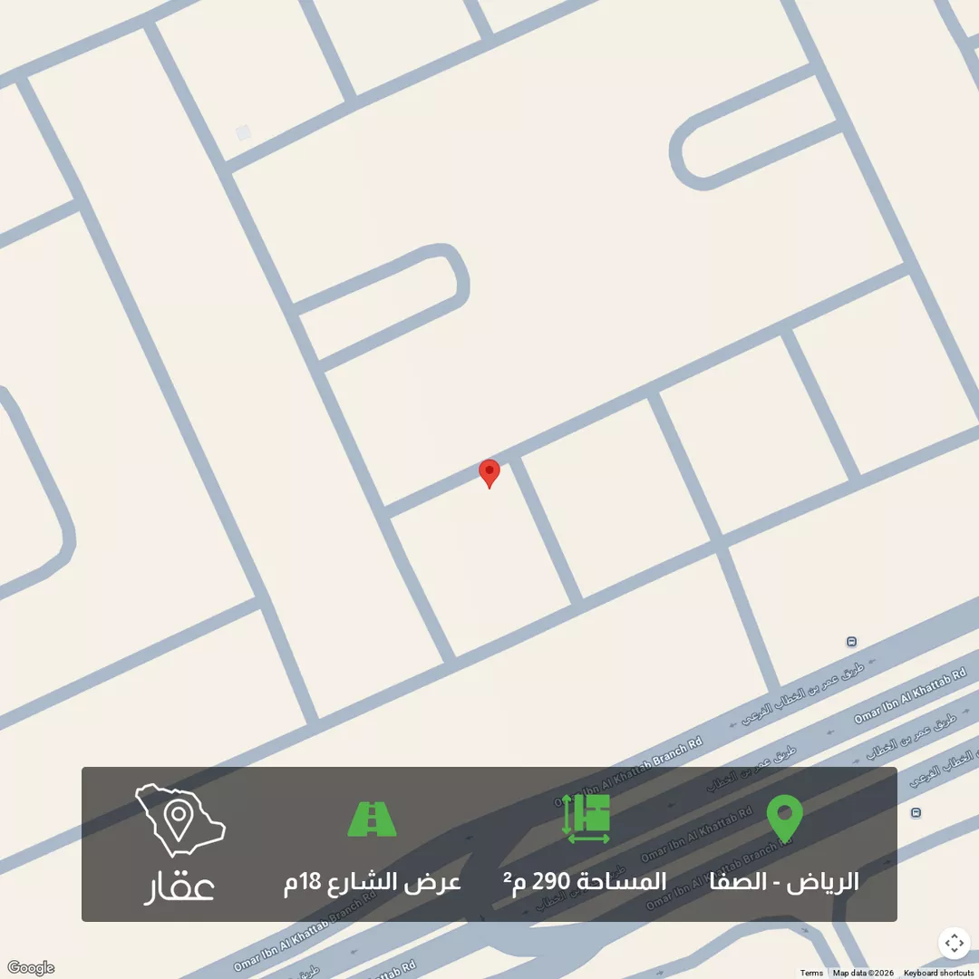 أرض للبيع في شارع الصفا , حي الصفاء, مدينة الرياض, منطقة الرياض 1 صورة