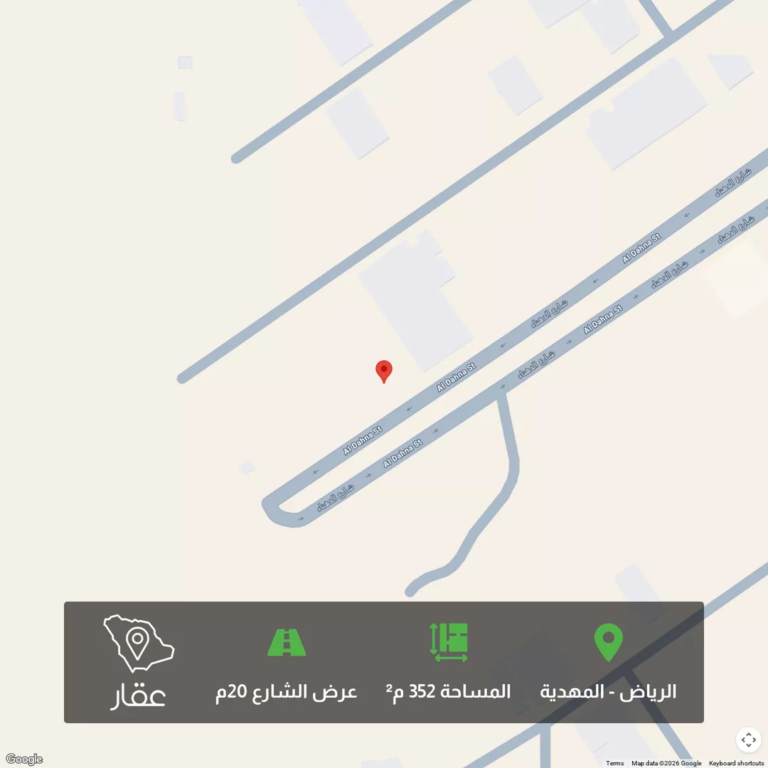 أرض للبيع في شارع السيل الكبير, حي المهدية, مدينة الرياض, منطقة الرياض 1 صورة