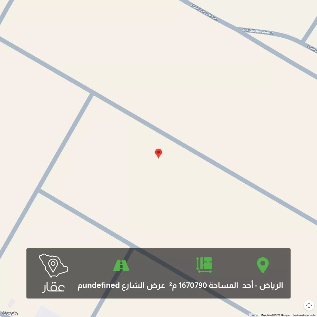 أرض للبيع في شارع علي أبي نمي ، حي عريض ، الرياض ، منطقة الرياض 1 صورة