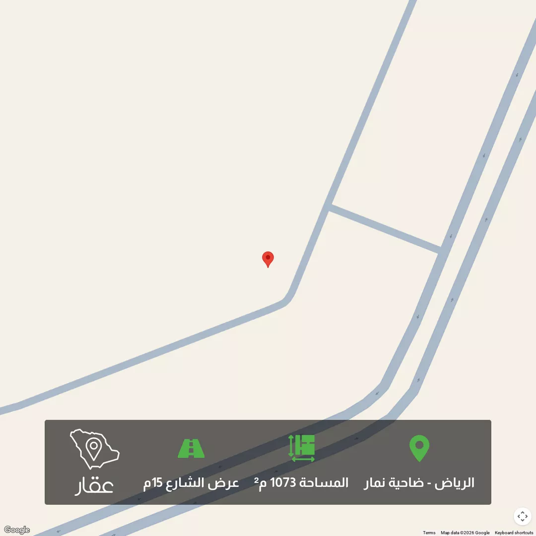 أرض للبيع في حي ضاحية نمار, مدينة الرياض, منطقة الرياض 1 صورة